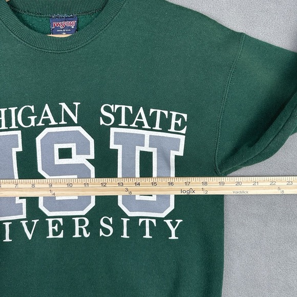 VTG 90s Jansport Womens M University‎ of Michigan Faded Crewneck Sweatshirt USA - Picture 6 of 11